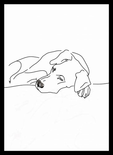 Plakat 25x35cm Wypoczynek Psiaka na Arena.pl