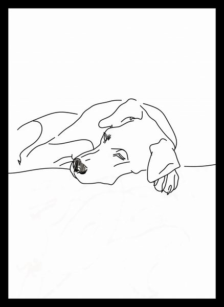 Plakat 25x35cm Wypoczynek Psiaka zdjęcie 2