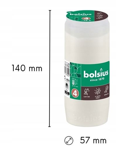 Wkłady Olejowe do Zniczy całoroczne Bolsius RC4 75h - zgrzewka 20 na Arena.pl