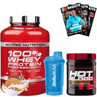 SCITEC 100% WHEY PROTEIN PROFESSIONAL 2350 G WPC ODŻYWKA BIAŁKOWA MASA