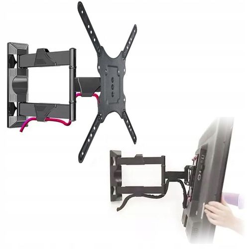 Mocny Obrotowy Wieszak Uchwyt Telewizora TV Monitora 32-60" PIVOT VESA na Arena.pl