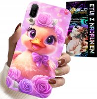 ETUI DO HUAWEI Y6 2019 - SŁODKA KACZUCHA, KACZKA NA RÓŻOWYM TLE