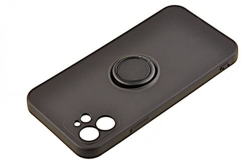 Etui Pastel Ring do Apple iPhone 12 czarny na Arena.pl