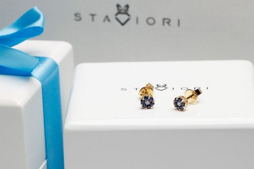 Złote kolczyki KZD3517 - Diament na Arena.pl