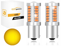 Żarówka BAU15S PY21W 33 x LED SMD Pomarańczowy Komplet 2 szt.