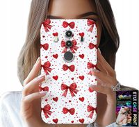 ETUI DO HUAWEI MATE 10 PRO - CZERWONE WSTĄŻKI WSTĄŻKA MODNE WZORY