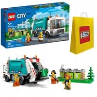 KLOCKI LEGO CITY 60386 CIĘŻARÓWKA RECYKLINGOWA PREZENT DLA DZIECKA + TORBA