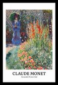 Plakat 20x30cm Design Flower Bed, Monet Vintage do Salonu