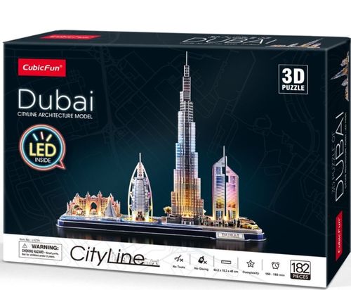 Puzzle 3D Led Dubaj na Arena.pl