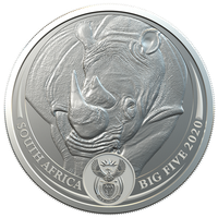Big Five: Rhino 1 uncja Srebra 2020