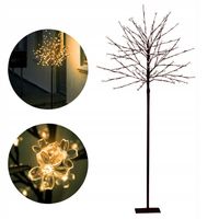 DRZEWKO DEKORACYJNE LED ŚWIECĄCE ŚWIĄTECZNE OZDOBA NA ŚWIĘTA 150 CM