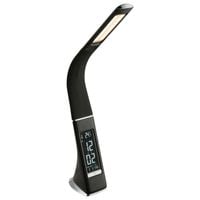 LAMPKA biurkowa SOPHIE 58334 Globo stojąca LAMPA gabinetowa LED 6,5W z zegarkiem czarna