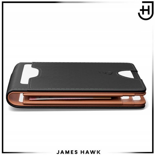 James Hawk Smart Wallet Skórzany portfel męski Slim Cienki 1,5 cm RFID na Arena.pl