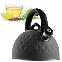 KADAX Czajnik Stalowy 2,5L indukcja Gaz Gwizdek Z Uchwytem Tradycyjny