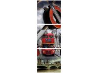 90X30CM LONDYN TRÓJ OBRAZ DRUK