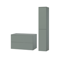 Zestaw łazienkowy szafka + słupek Color Aloes (2S 80 + 2D 160)
