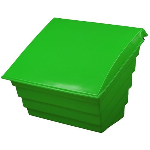 Pojemnik zbiornik skrzynia na piasek sól sorbent 90 L 120 kg zielony na Arena.pl