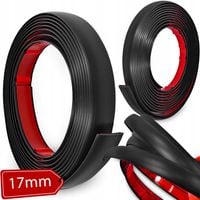 LISTWA BOCZNA SAMOPRZYLEPNA OZDOBNA CZARNA 17MM