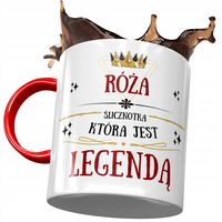 Kubek Czerwony Dla Róży Żony Przyjaciółki Prezent Z Nadrukiem Ze Zdjęciem