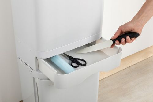 Kosz do Segregacji Śmieci Odpadów Domowy Kubeł na Śmieci do Kuchni Kółka na Arena.pl