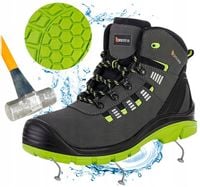 Buty robocze męskie Trzewiki WODOODPORNE ANTYPRZEBICIOWE z NOSKIEM BHP