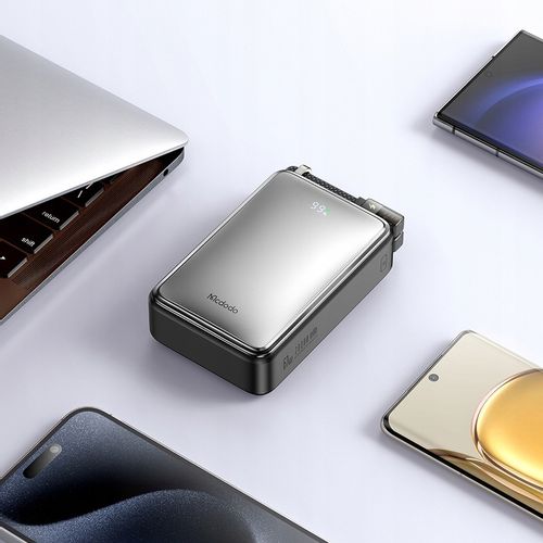 MCDODO POWERBANK 20000MAH Z WYŚWIETLACZEM 3X USB USB-C 67W + KABEL USB-C PD na Arena.pl