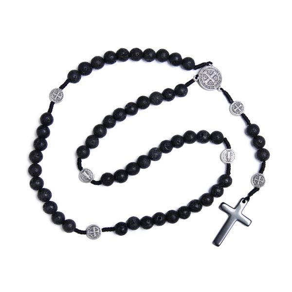Różaniec z lawy wulkanicznej RT-24 zdjęcie 1