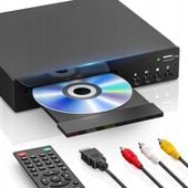 Odtwarzacz DVD i CD, HDMI 1080P dla wszystkich regionów obsługa PAL/NTSC