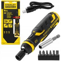 STANLEY WKRĘTAK AKUMULATOROWY 4V Z ŁADOWARKĄ I BITAMI FATMAX FMHT66719 1/4"
