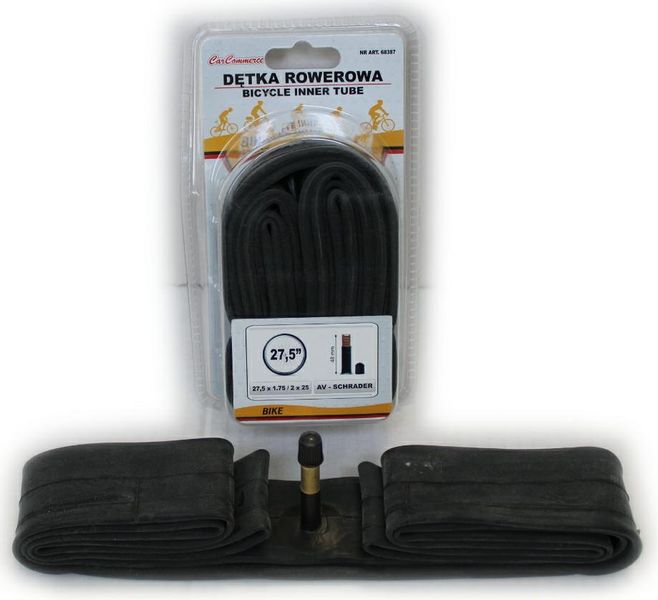 Dętka do roweru 27,5 x 1,75 / 2x25   AV zdjęcie 1