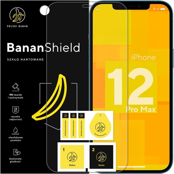 Szkło hartowane 9H BananShield do Apple iPhone 12 Pro Max zdjęcie 1