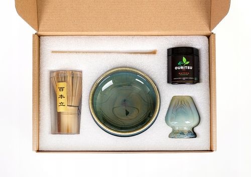 Midori Zestaw Matcha 30g Chasen Chashaku Matchawan na Arena.pl