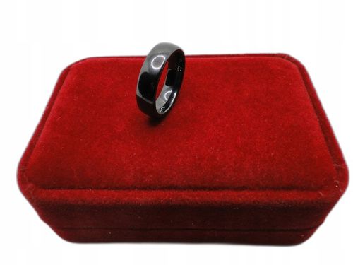 Obrączka pierścionek ceramiczny r.22 na Arena.pl