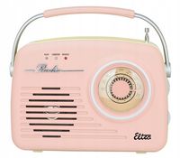 Radio ELTRA Luiza FM USB AUX Różowy