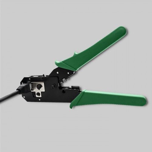 Qoltec Modułowa zaciskarka do cięcia i zaciskania kabli Ethernet 8P 6P na Arena.pl