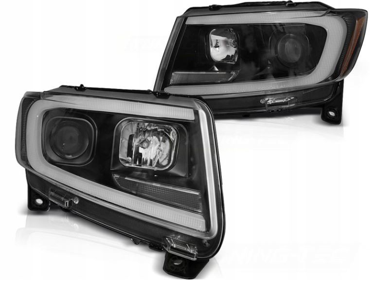LAMPY REFLEKTORY GRAND CHEROKEE OD 2011 DO 2013 ROKU TUBE LIGHT SEQ zdjęcie 2