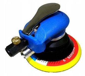 SZLIFIERKA OSCYLACYJNA PNEUMATYCZNA MIMOŚRODOWA 150mm Z WĘŻEM REGULACJA na Arena.pl