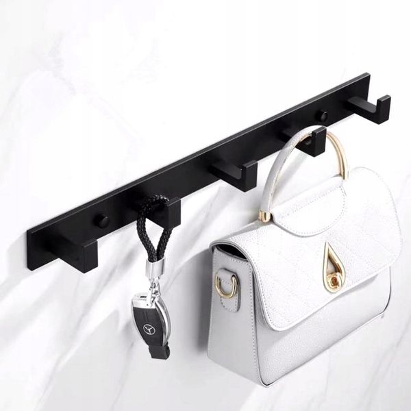 Panel Wieszak Haczyki Mocny Czarny zdjęcie 8