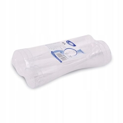 JEDNORAZOWE KIELISZKI DO SZAMPANA plastikowe 48 SZT NA STOPCE zestaw na Arena.pl