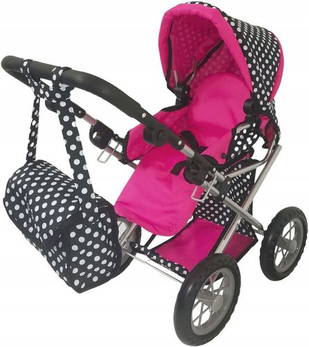 WÓZEK DLA LALEK SPACERÓWKA GONDOLA 3w1 + NOSIDEŁKO na Arena.pl