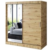 Szafa Przesuwna 180cm SOFIA Artisan Garderoba 2 wnętrza