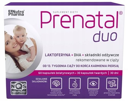 Prenatal Duo 180 kapsułek DUOPAK (2 x 90 kapsułek) na Arena.pl