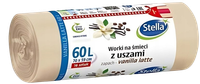 STELLA Worki na śmieci z uszami VANILLA LATTE 60L