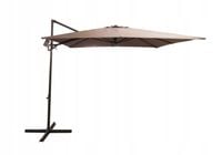 Parasol ogrodowy AUSTIN 300 cm beżowy z wysięgnikiem