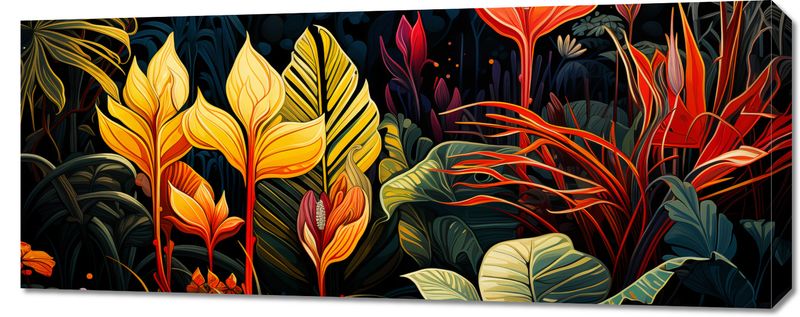 Obraz 100x40cm Tropikalna Symfonia zdjęcie 1