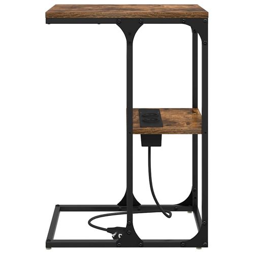 Stolik nocny Wędzony dąb 41.5 x 26 x 60.5 cm na Arena.pl