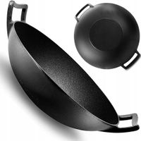 Wok żeliwny 36 cm na indukcję