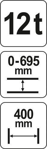 prasa hydrauliczna 12t - yt-55580 na Arena.pl