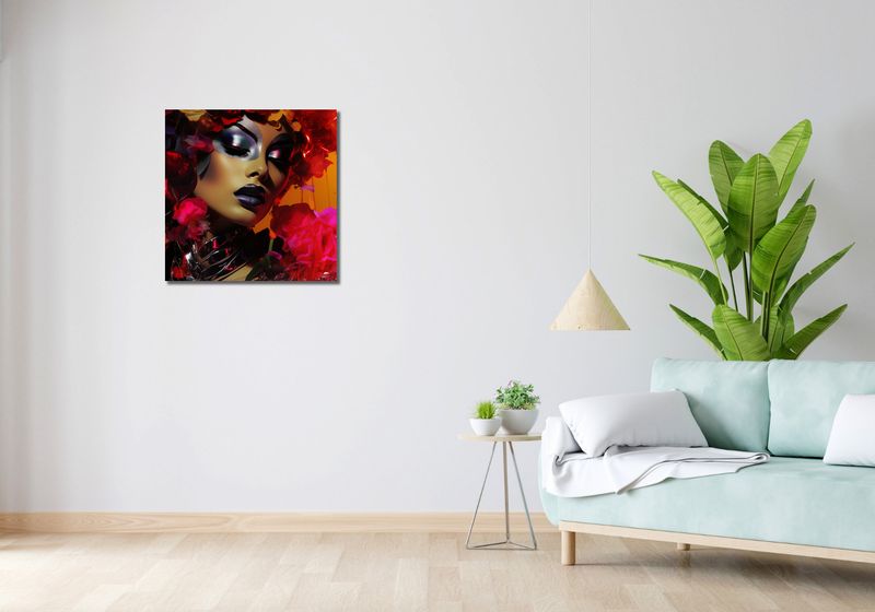 Obraz 60x60cm Kwiecista Diva zdjęcie 2