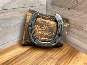 Oryginalny prezent na szczęście końska podkowa parapetówka imieniny